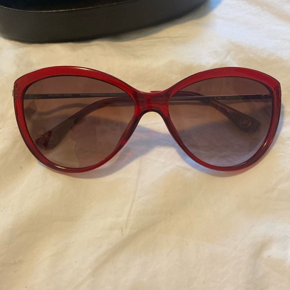 Michael Kors • Red Sunglasses with Case - Picture 1 of 12